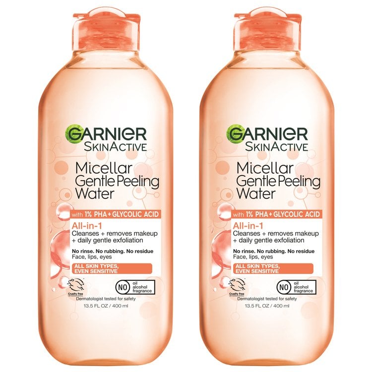 Garnier Micellar Peeling Cleansing Water with 1% PHA and Glycolic Acid