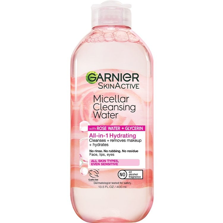 Front view of Water Rose Cleansing Water, All Skin Types