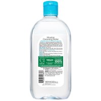 Back of pack of Garnier Micellar Cleansing Water with Vitamin C 700mL