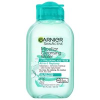 Front of pack of Garnier Micellar Cleansing Water with Hyaluronic Acid + Aloe 100mL