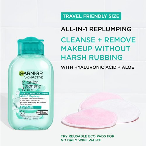Micellar Cleansing Water with Hyaluronic Acid + Aloe - Garnier