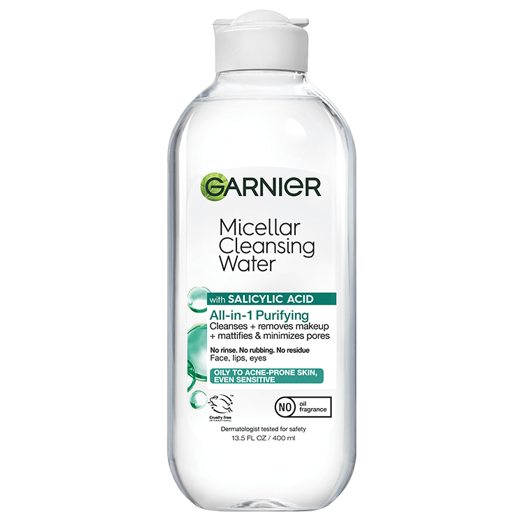 Front of Pack of Micellar Water Salicylic Acid