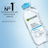 Micellar water bottle beside a five-star rating graphic, captioned "America's No.1 Micellar Brand, over 100,000 5-star reviews