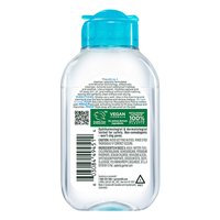 Back of pack of Garnier Micellar Cleansing Water with Vitamin C 100mL