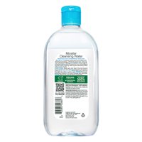 Back of pack of Garnier Micellar Cleansing Water with Vitamin C 700mL