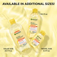 The Garnier Micellar Water comes in additional sizes, including a travel size!