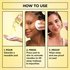 The Garnier Micellar Water + Vitamin C can be applied in 3 simple steps: pour onto a pad, press pad to skin, and wipe away to see proof on pad!