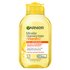A visual of the front of the Garnier Micellar Cleansing Water bottle, in the Vitamin C variant. This micellar water is for dull, uneven skin.