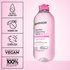 The Garnier Micellar Water is a cruelty-free product and is oil-free, alcohol-free, and fragrance-free. This product bottle ismade of 100% recycled plastic.
