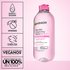 The Garnier Micellar Water is a cruelty-free product and is oil-free, alcohol-free, and fragrance-free. This product bottle ismade of 100% recycled plastic.