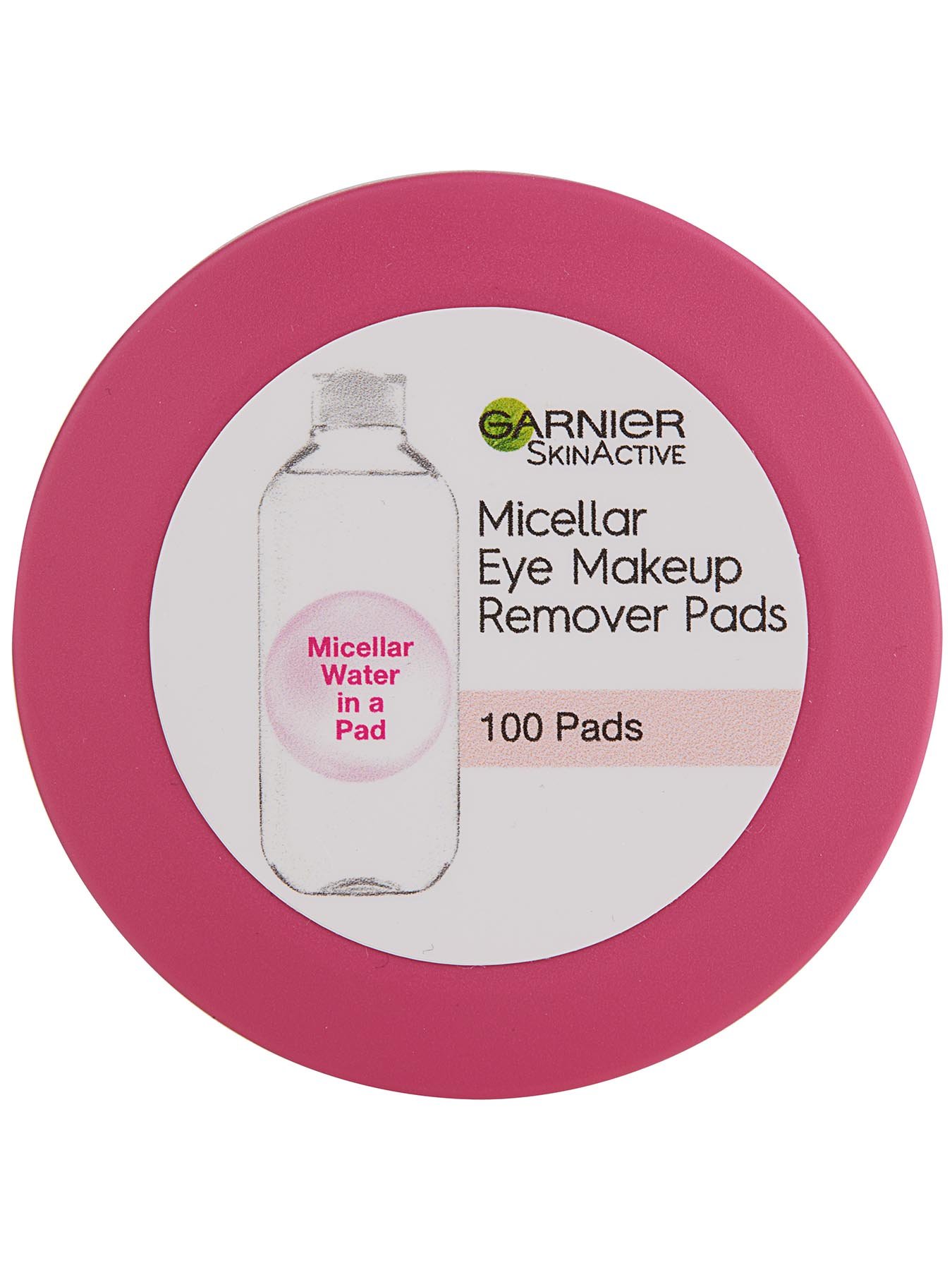 Top view of Micellar Eye Makeup Remover Pads.