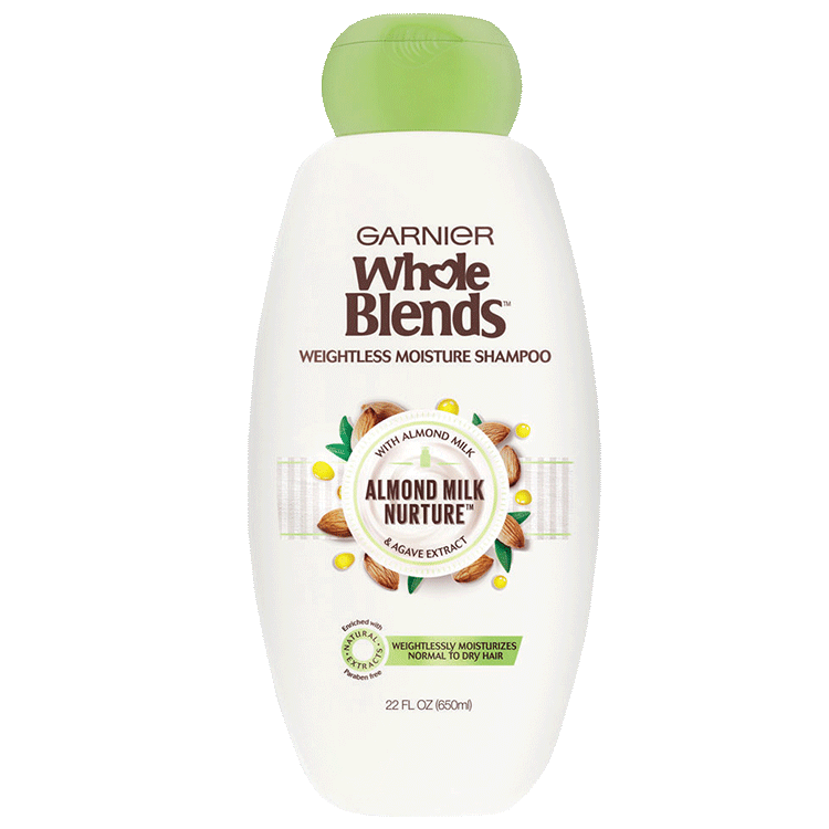 Nurturing Almond Milk Agave Extract Shampoo Garnier Whole Blends