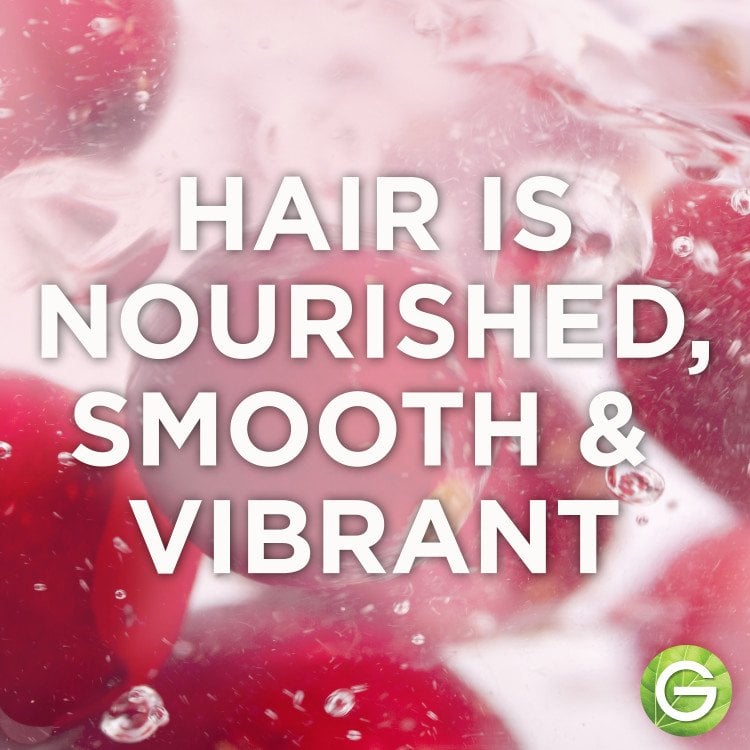 With Garnier Whole Blends Color Care Shampoo, hair is nourished, smooth & vibrant