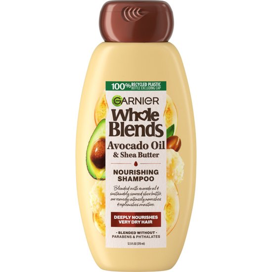 Avocado Oil & Shea Butter Nourishing Shampoo Dry Hair Care Garnier