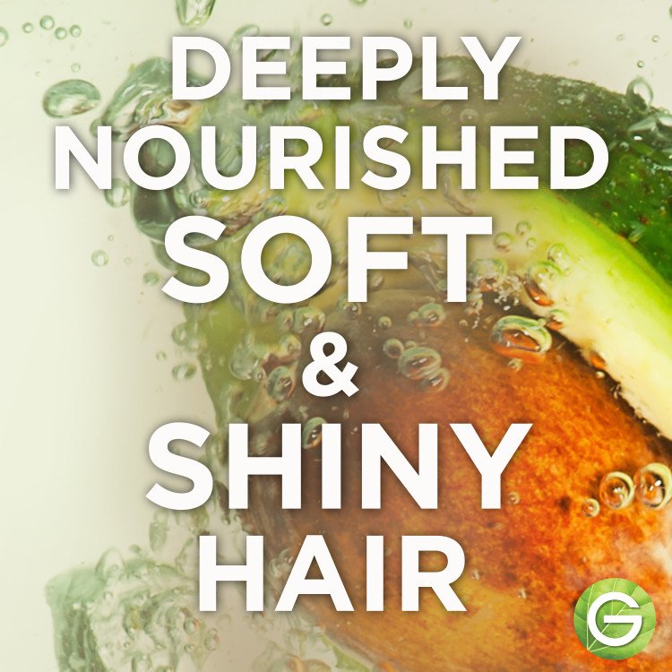 Garnier Whole Blends Nourishing Shampoo provides deeply nourished soft & shiny hair
