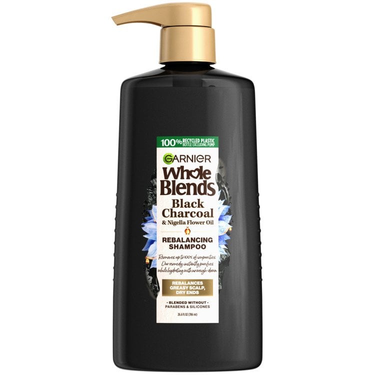 Whole Blends Black Charcoal and Nigella Flower Oil Shampoo