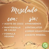 Blended with coconut oil and cocoa butter