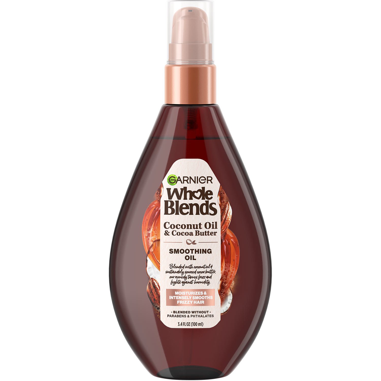 Coconut Oil and Cocoa Butter Smoothing Oil for Hair - Garnier