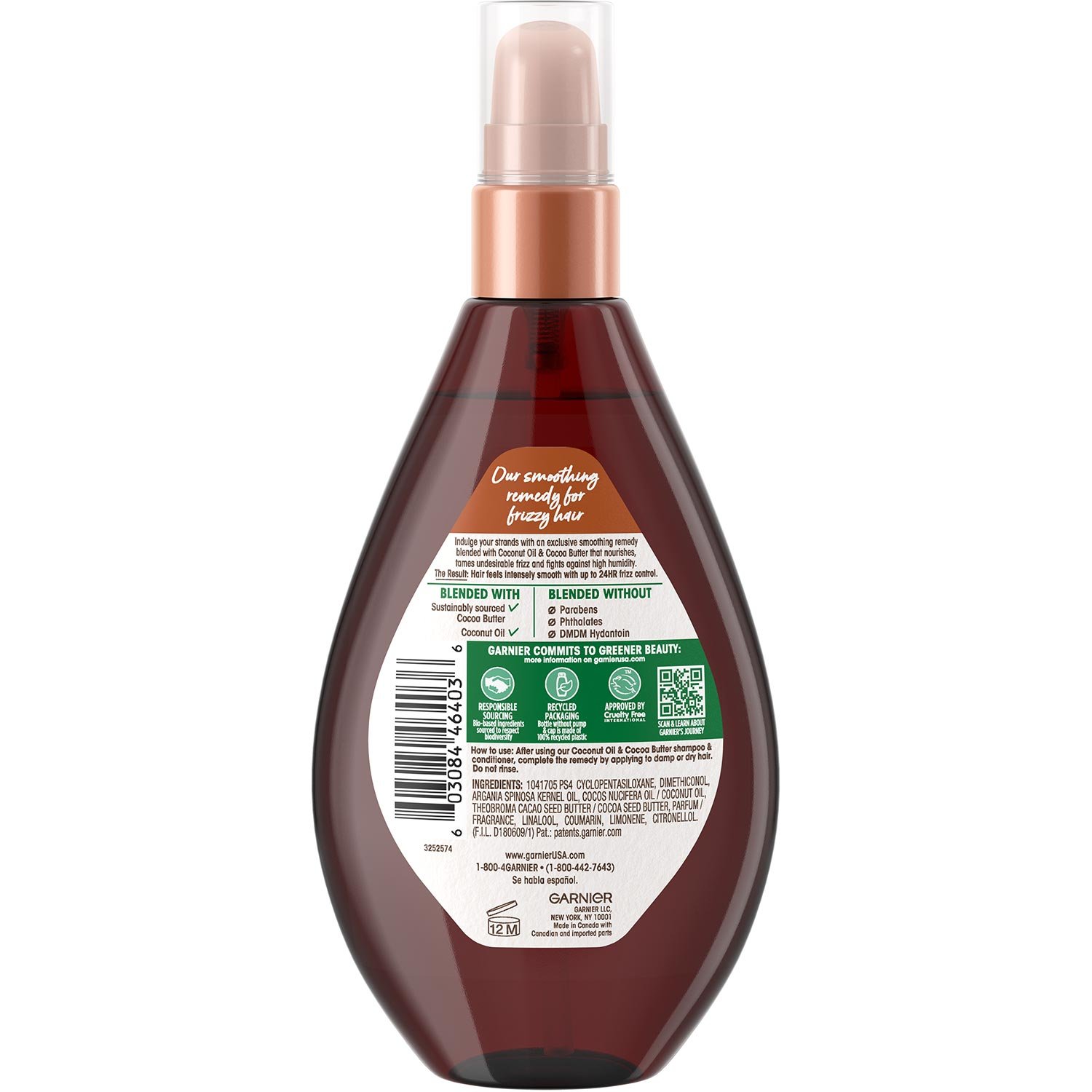 Coco Cocoa Smoothing Oil back