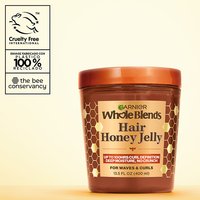 The Garnier Whole Blends Honey Treasures Hair Honey Jelly is approved by Approved by Cruelty Free International under the Leaping Bunny Program. Our honey and beeswax is sustainably sourced.