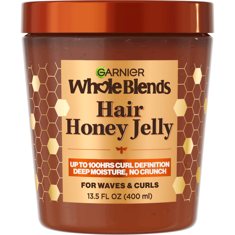 Front Pack of Hair Honey Jelly for Defining Waves and Curls