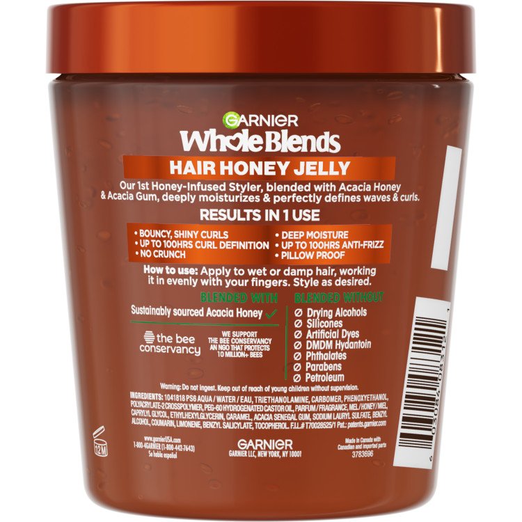 Back of Pack Hair Honey Jelly for Defining Waves and Curls