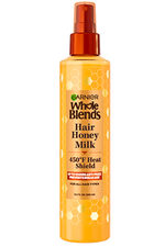 Front Pack of Hair Honey Milk 450F Heat Shield Spray, Anti-Frizz