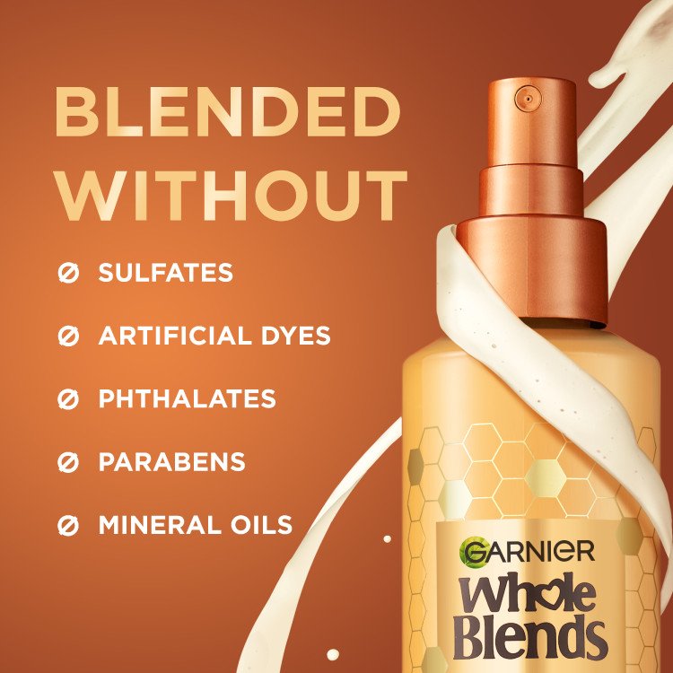 Blended without Sulfates, Artificial Dyes, Phthalates, Parabens, and Mineral Oil