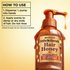 How to use Garnier Whole Blends Hair Honey Repairing Serum: dispense half a pump for damp or dry hair ends to repair damage and smooth frizz without rinsing.