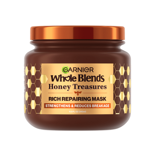 早い者勝ち勝ち イクモア プレミアム 270カプセル ヘアマスクセット Honey Treasures Repairing Mask for Damaged Hair | Garnier Whole Blends