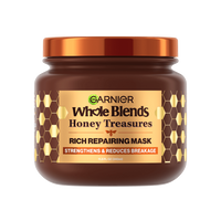 Garnier Whole Blends Honey Treasures Rich Repairing Mask jar pack shot.
