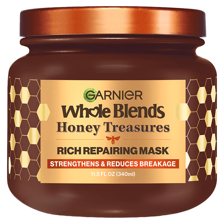 Honey Treasures Repairing Mask for Damaged Hair | Garnier Whole Blends
