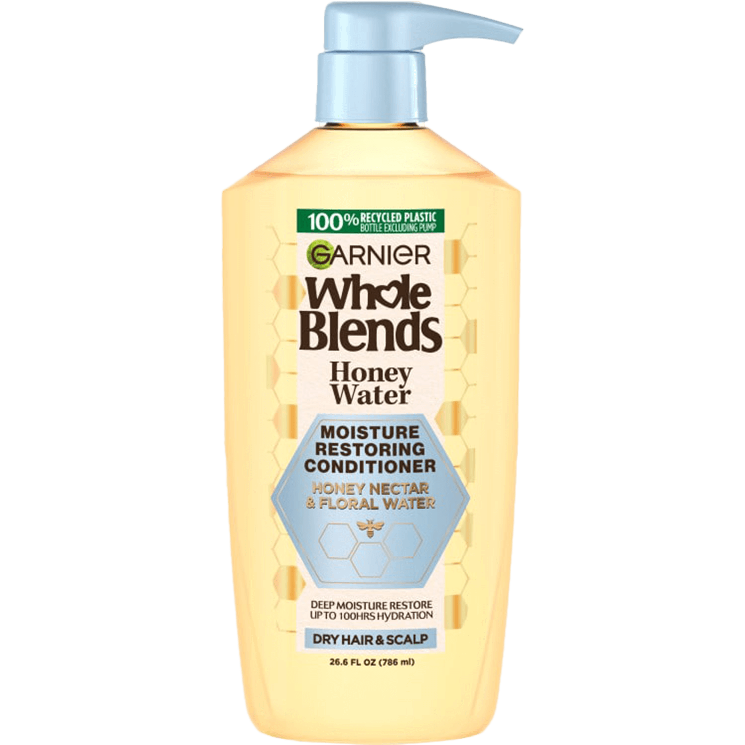 Front of Pack of Whole Blends Honey Water Conditioner