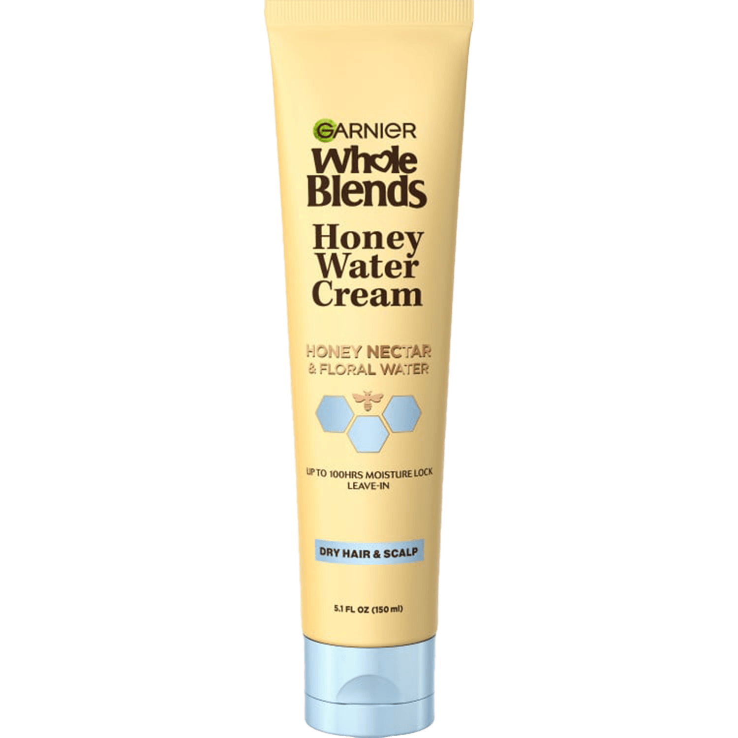 Front of Pack of Whole Blends Honey Water Leave-In Cream