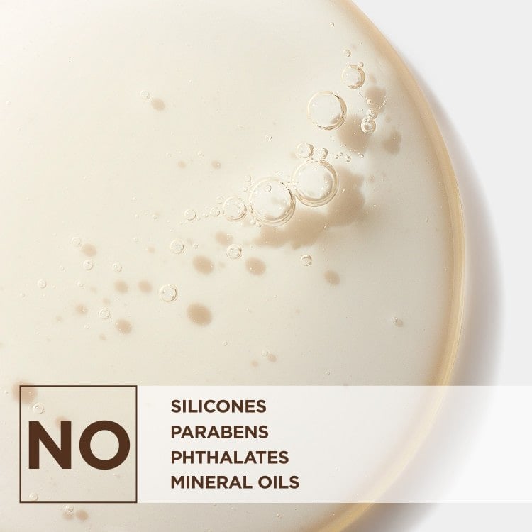 Formula contains no silicones, parabens, phthalates, or mineral oils