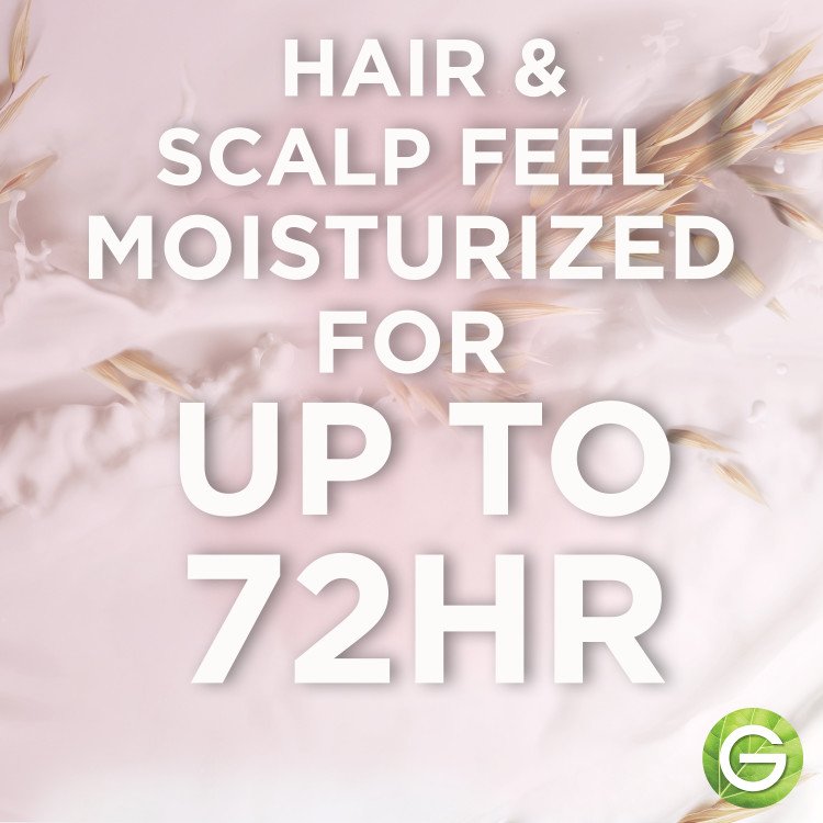 Garnier Whole Blends Soothing Shampoo makes scalp feel moisturized for up to 72 hours
