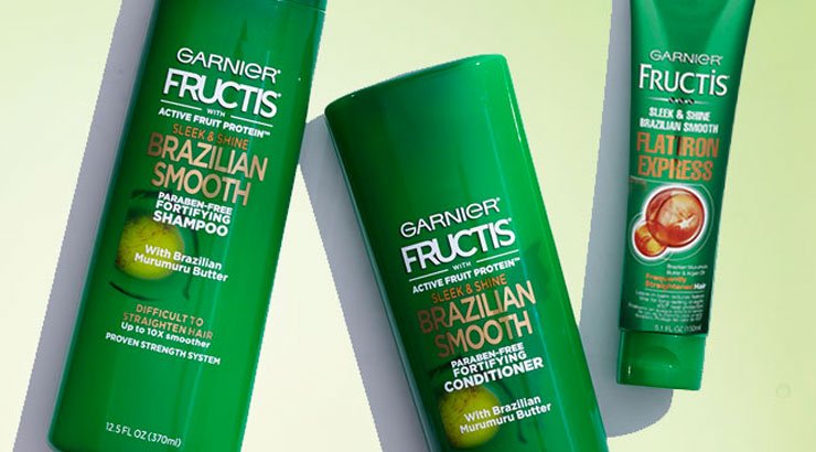 Garnier fructis sleek & shine brazilian hotsell smooth flatiron express