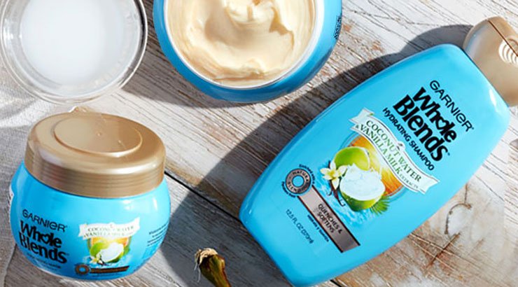 Whole Blends Coconut Water Vanilla Milk Dehydrated Hair Garnier