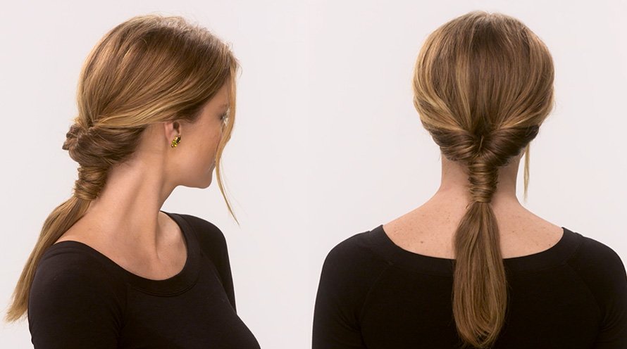 Wrap Around Ponytail Hairstyle - Hair Tutorials & Tips ...