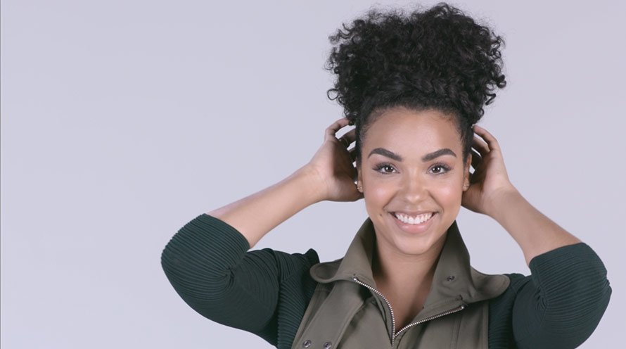 Crown Braid Pineapple Hairstyle Hair Tutorial Tips Garnier