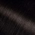 Swatch of hair dyed with Olia 3.0 - Darkest Brown.