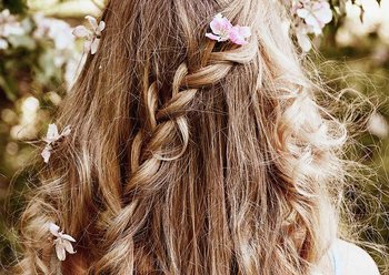 Waterfall braids Garnier