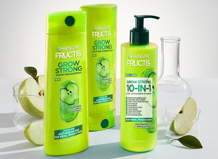 Garnier Fructis Grow Strong Hair Care Collection