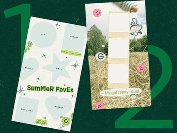 2 Instagram story templates