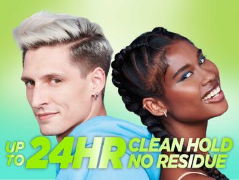 Up to 24 hours of clean hold with no residue