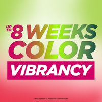 Up to 8 weeks of color vibrancy