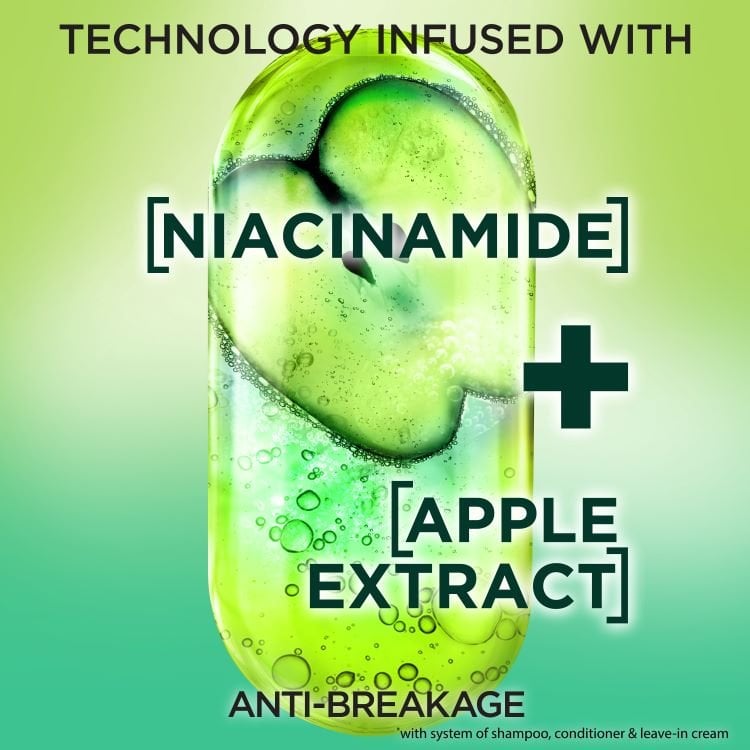 Technology infused with niacinamide and apple extract