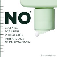 No sulfates, parabens, phthalates, mineral oils, and DMDM hydantoin