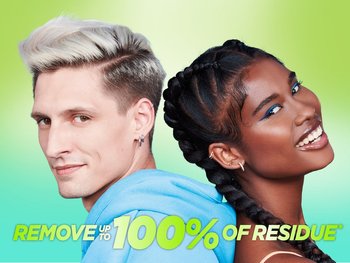 Removes up to 100% of residue