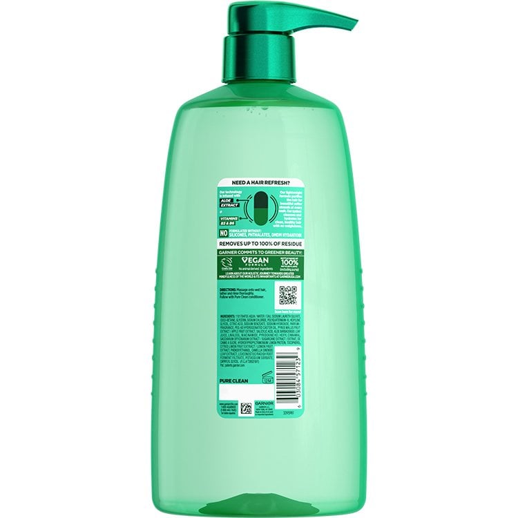 Fructis Pure Clean Shampoo Back Pack Image